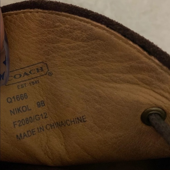 coach nikole suede booties - Picture 3 of 3